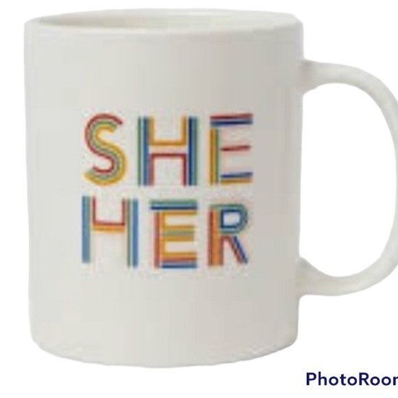 She Her Pronouns 15oz Stoneware Mug - Picture 3 of 3